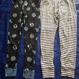 Boys Space and Striped Pajama Set